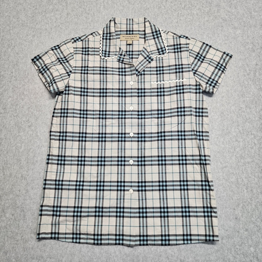 Burberry‎ London  Womens Plaid Shirt  Size 0
